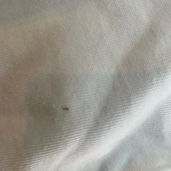 Vintage Ralph Lauren polo with denim collar. Long sleeve. White. Size small. - Picture 2 of 5